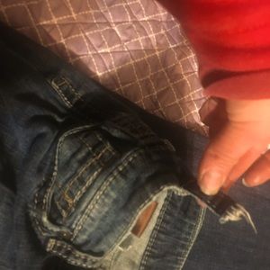 Size 13/14 super cute but does have a broken belt loop